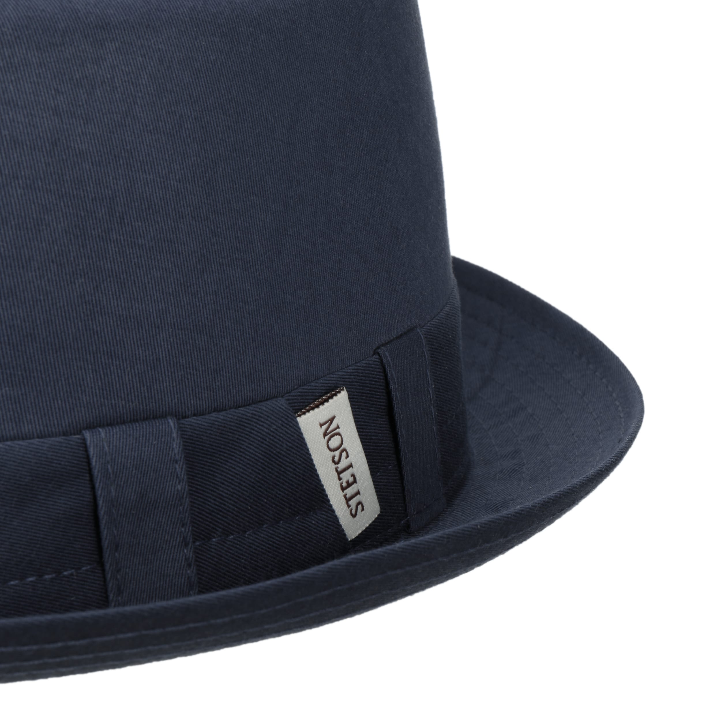 Cotton Pork Pie Cloth Hat By Stetson