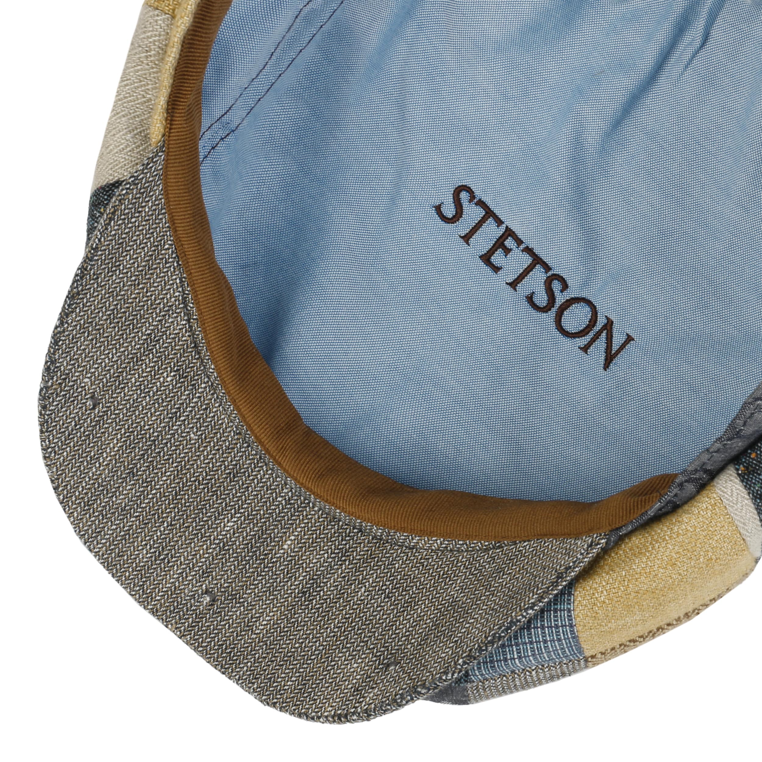 Hatteras Fresh Patchwork Flat Cap By Stetson