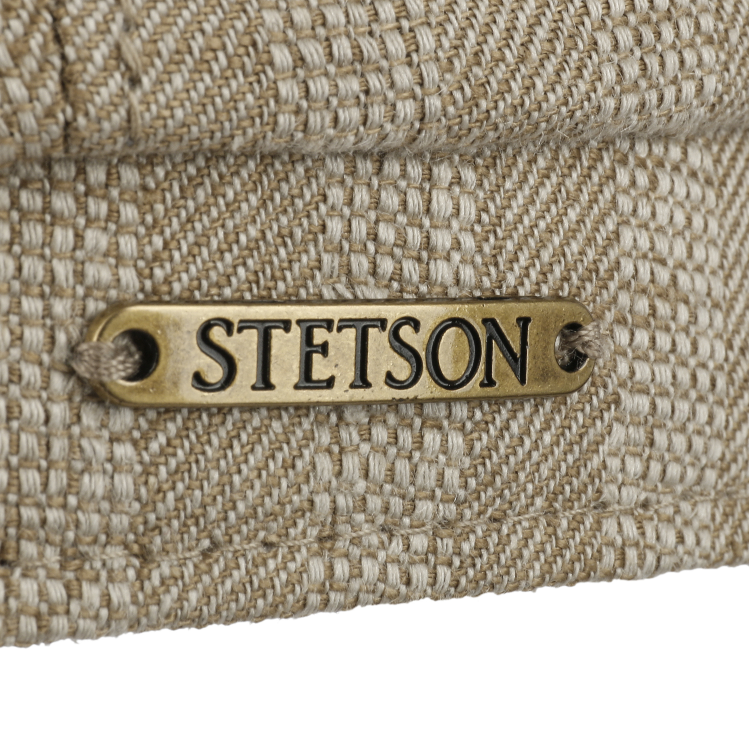 Hatteras Structured Linen Flat Cap By Stetson 73 45