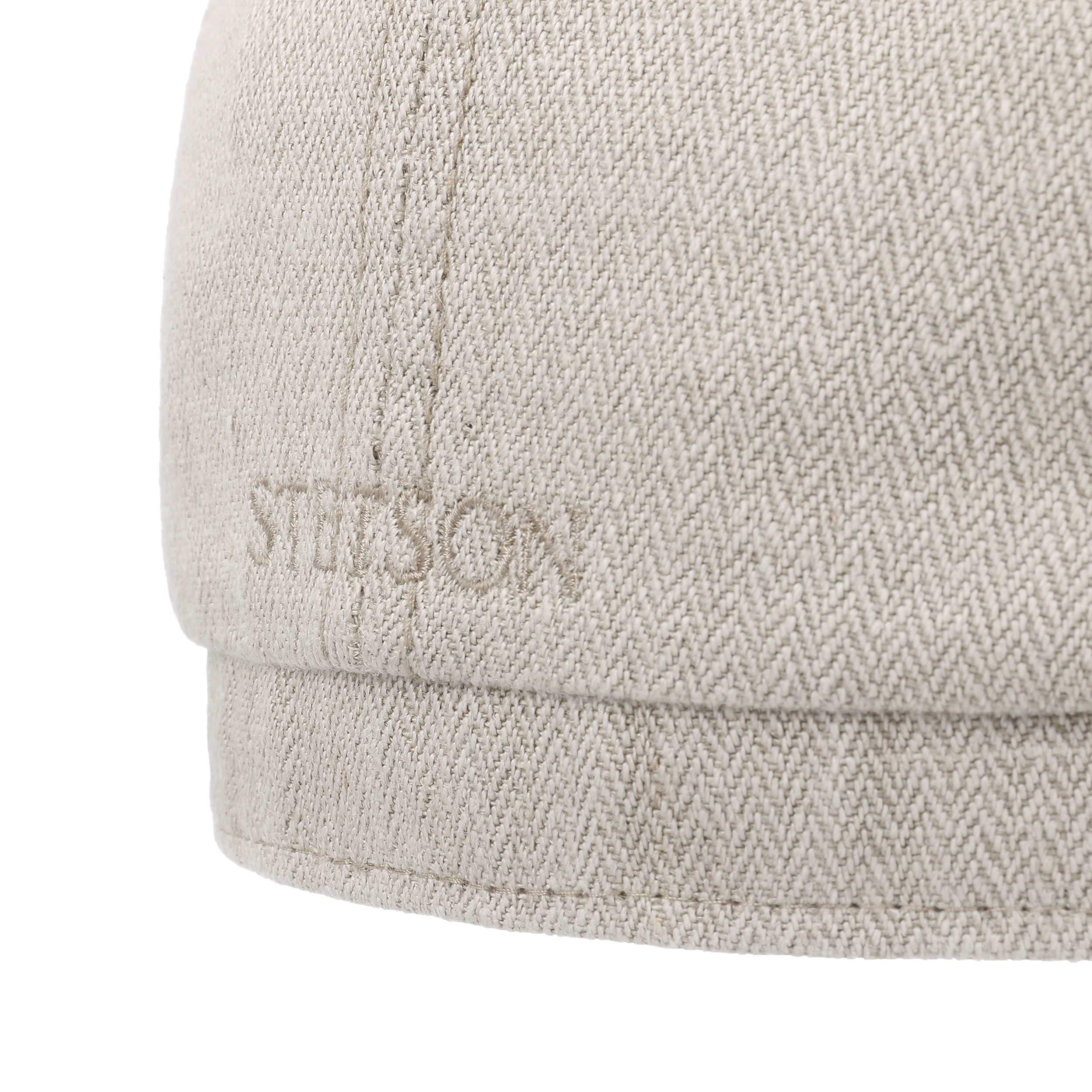 Hatteras Sustainable Linen Flat Cap By Stetson