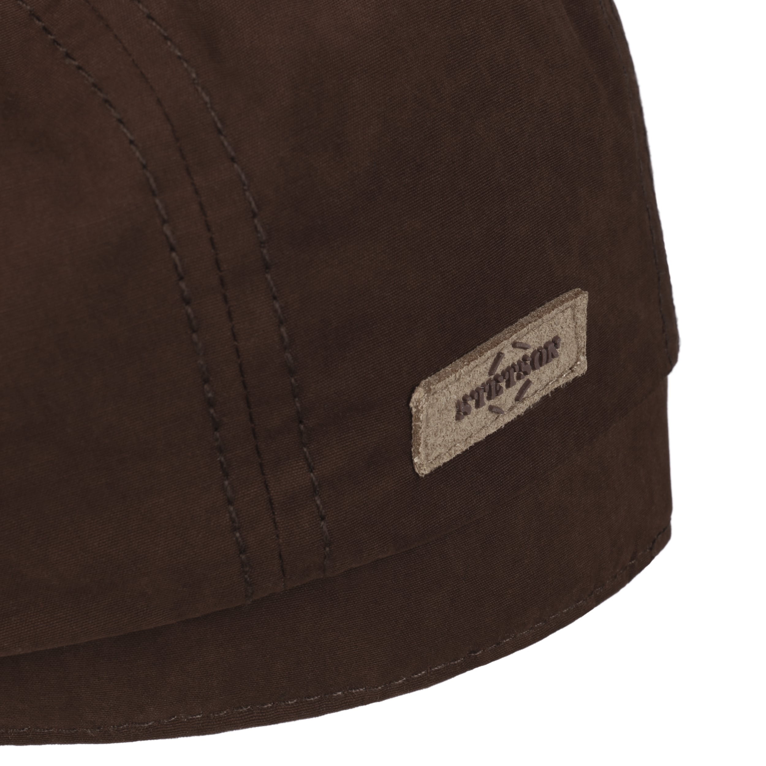 Hatteras Waxed Cotton Wr Flat Cap By Stetson