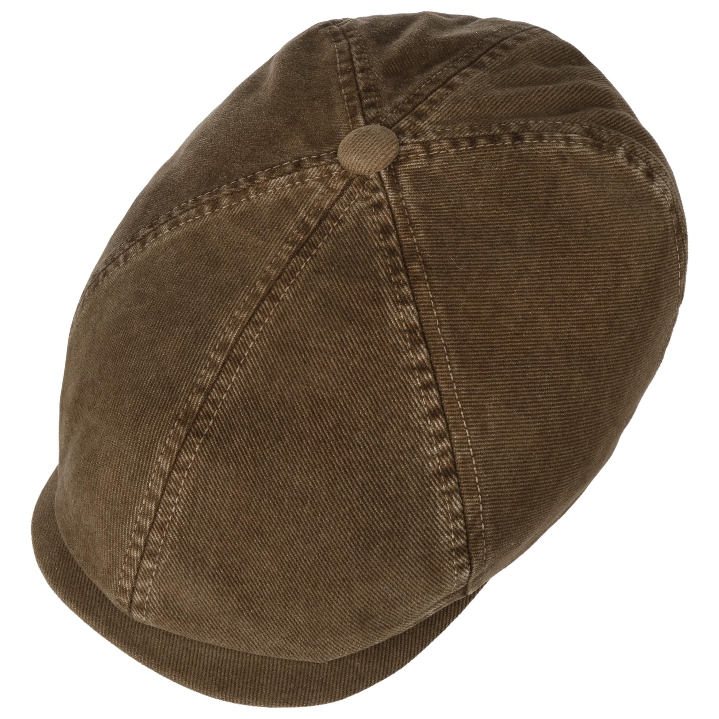 Soft Cotton 6 Panel Flat Cap By Stetson 99 00