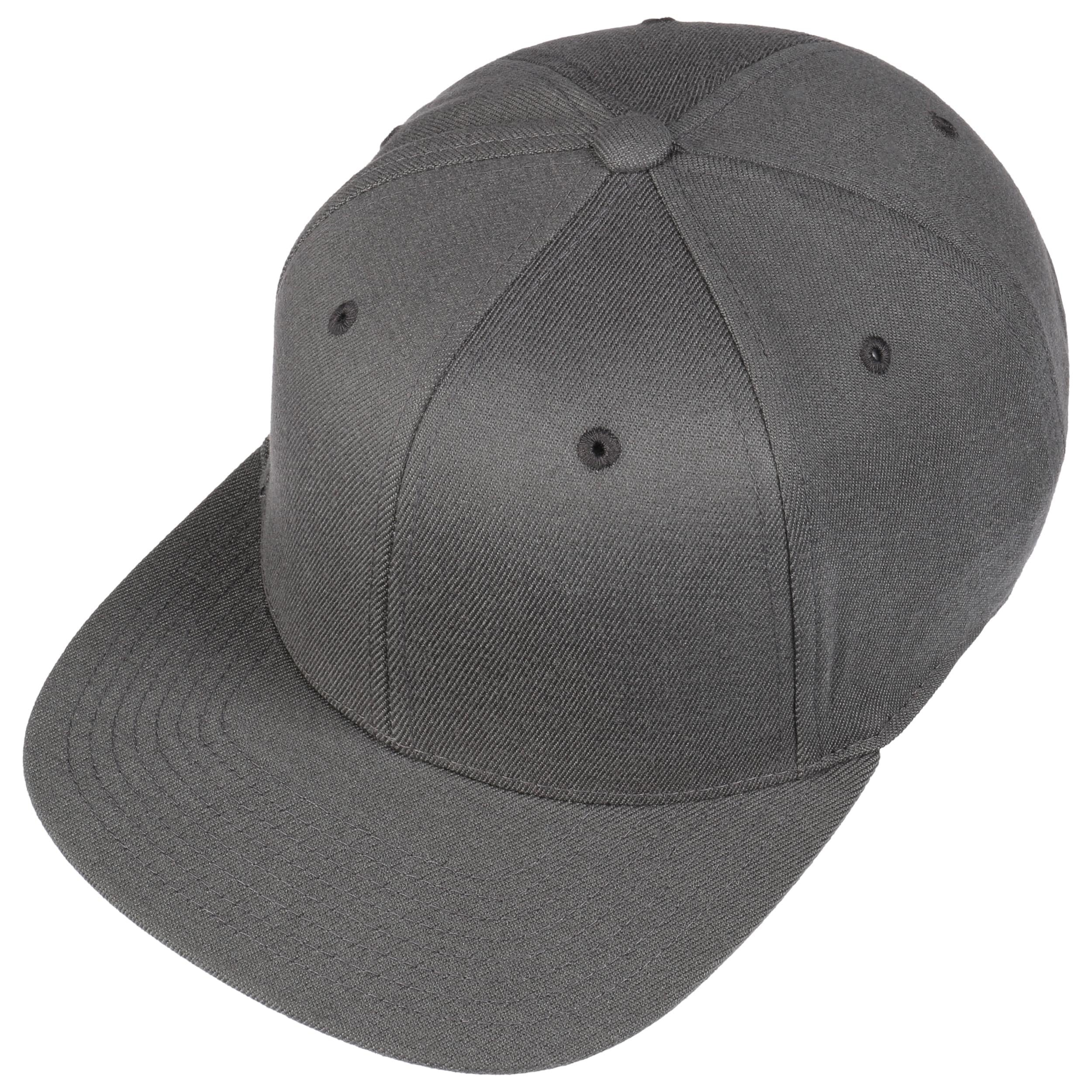 Flexfit 110 Fitted Snapback Cap - Dark Grey