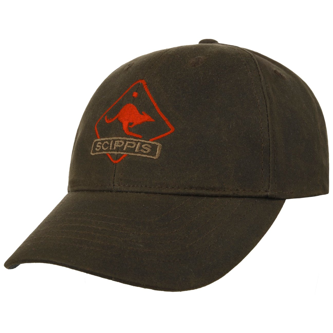 Scippis Men's Brown Oilskin Cap By