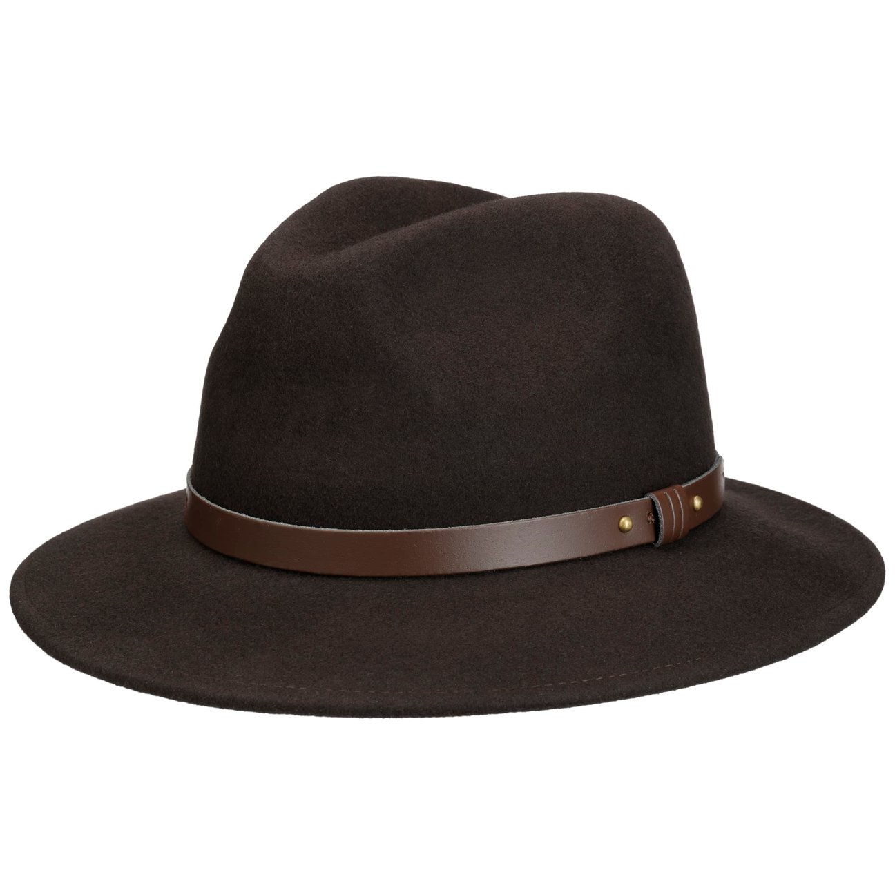 Lierys Women's Brown Rollable Fedora Hat By