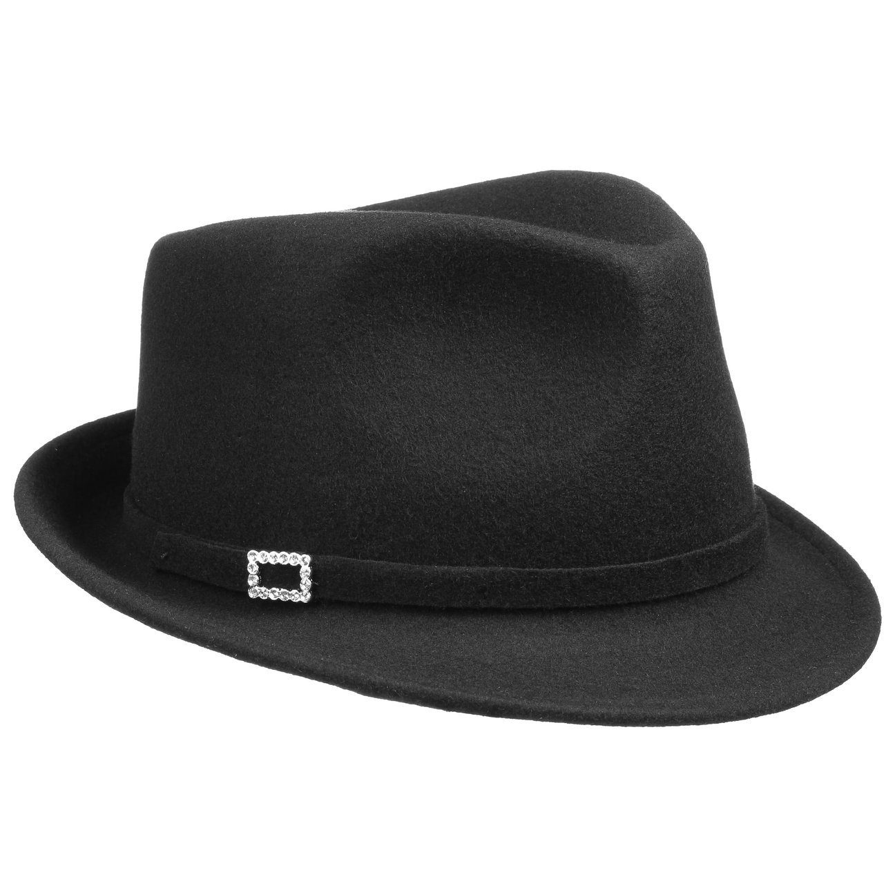 Lipodo Women's Black Starlight Trilby Hat By