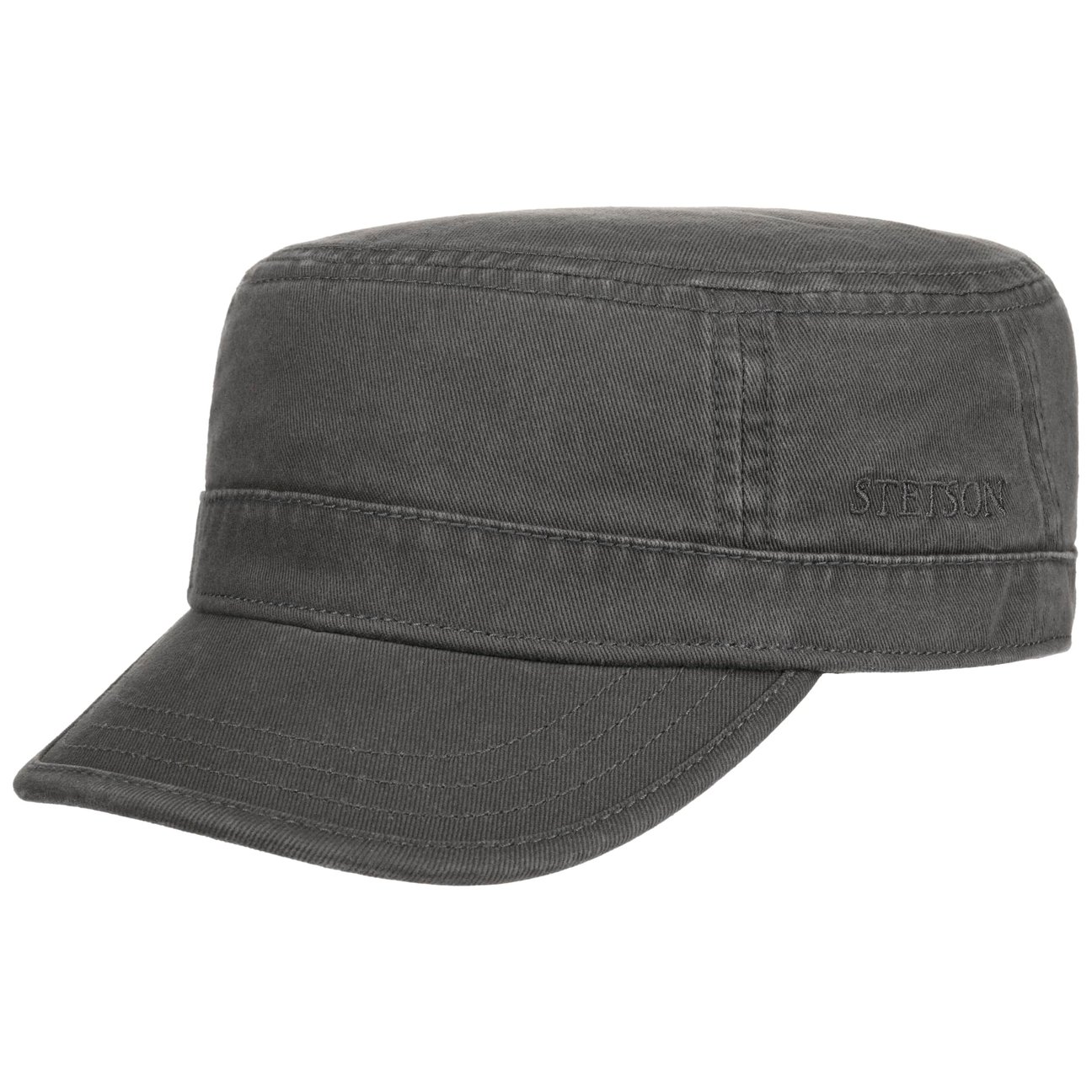 Stetson Unisex Dark Grey Gosper Army Cap By