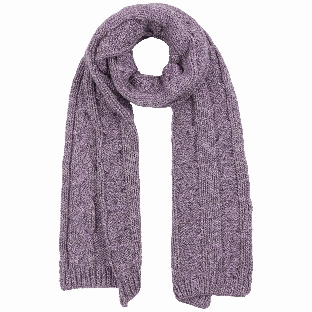 Mcburn Women's Oldrose Britta Cable Knit Scarf By
