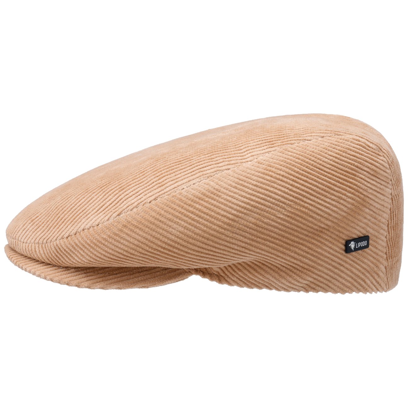 Lipodo Unisex Beige Cordial Flat Cap By
