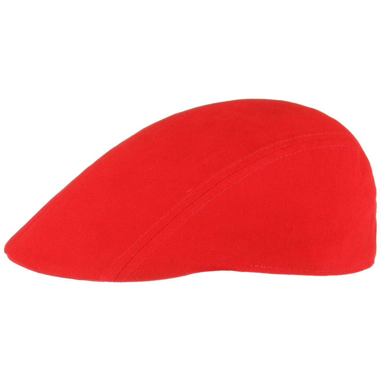 Hatshopping.co.uk Unisex Red Swing Flat Cap