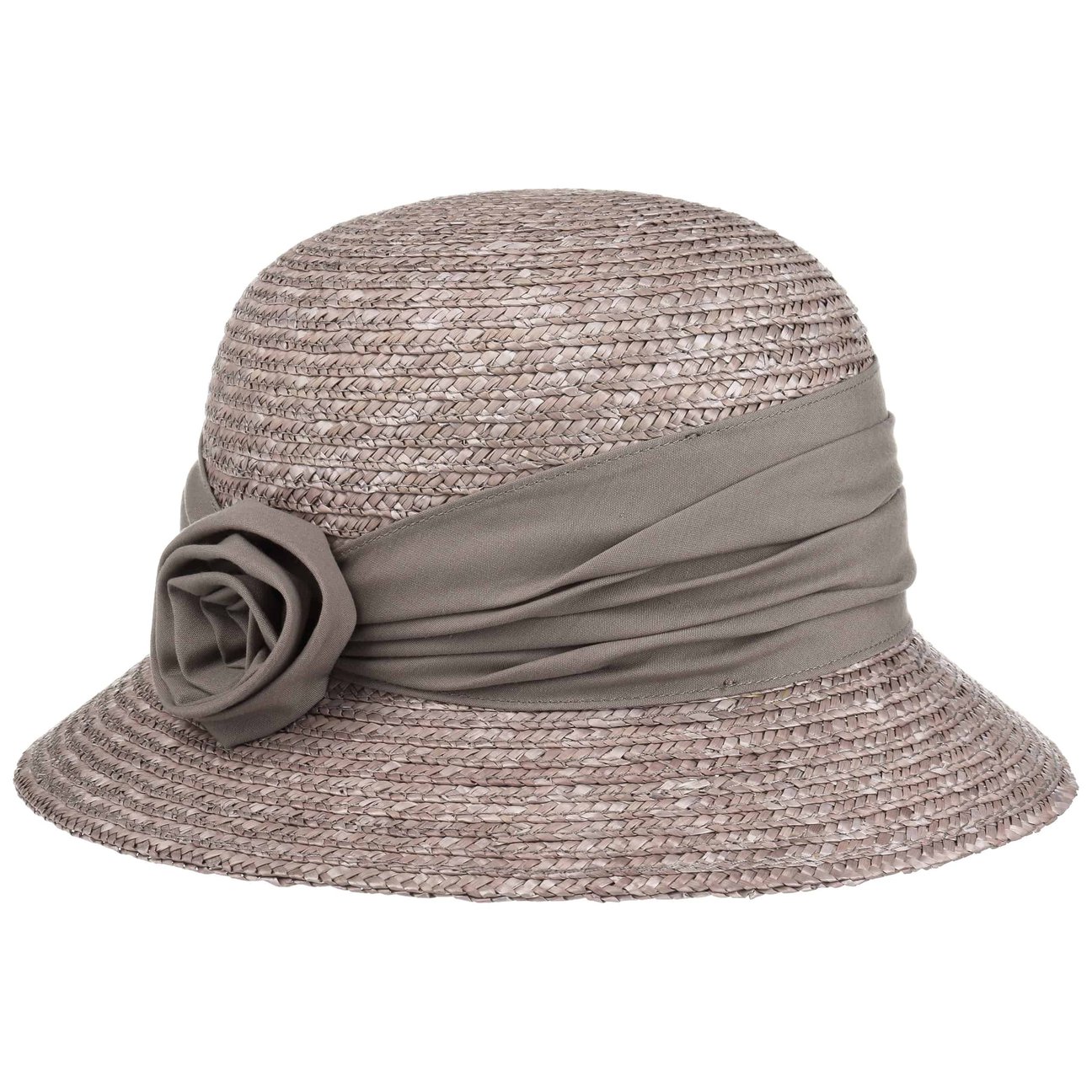 Seeberger Women's Grey Kassida Straw Hat By
