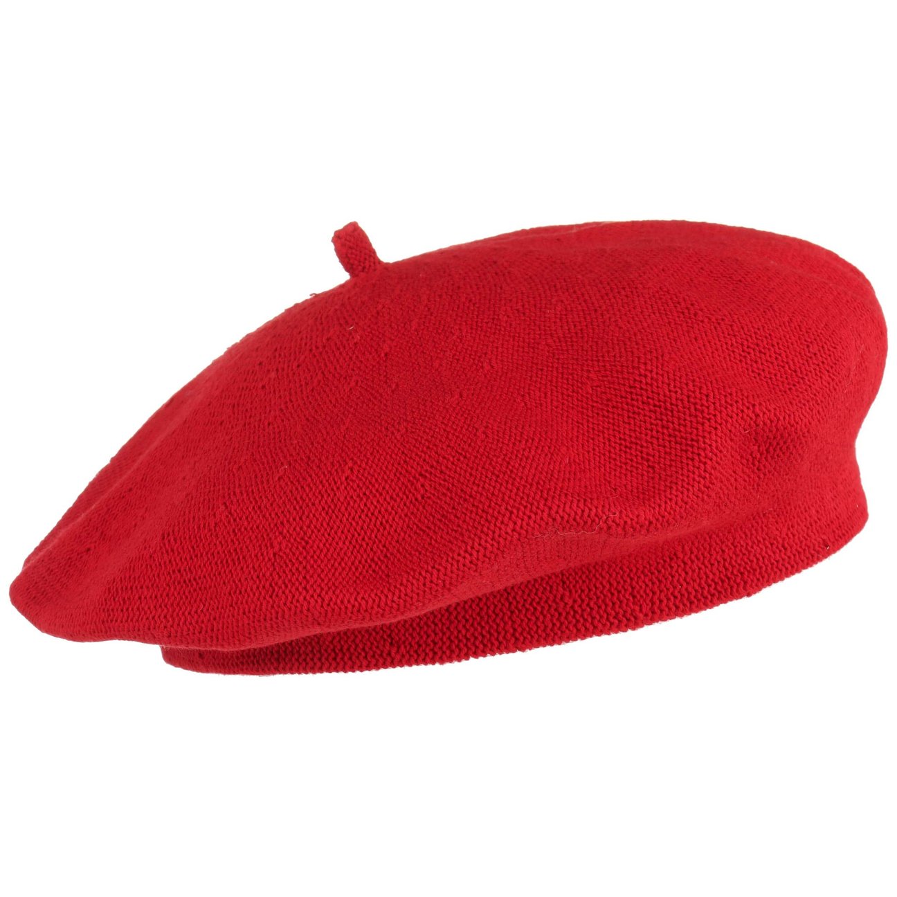 Lipodo Women's Red Biskaya Cotton Beret By