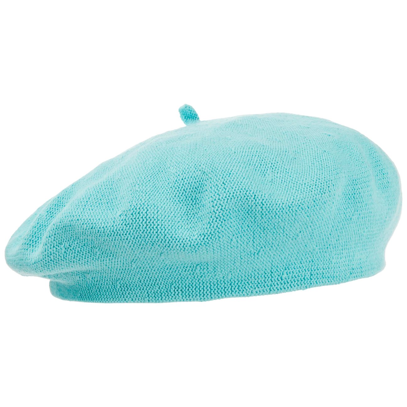 Lipodo Women's Turquoise Biskaya Cotton Beret By