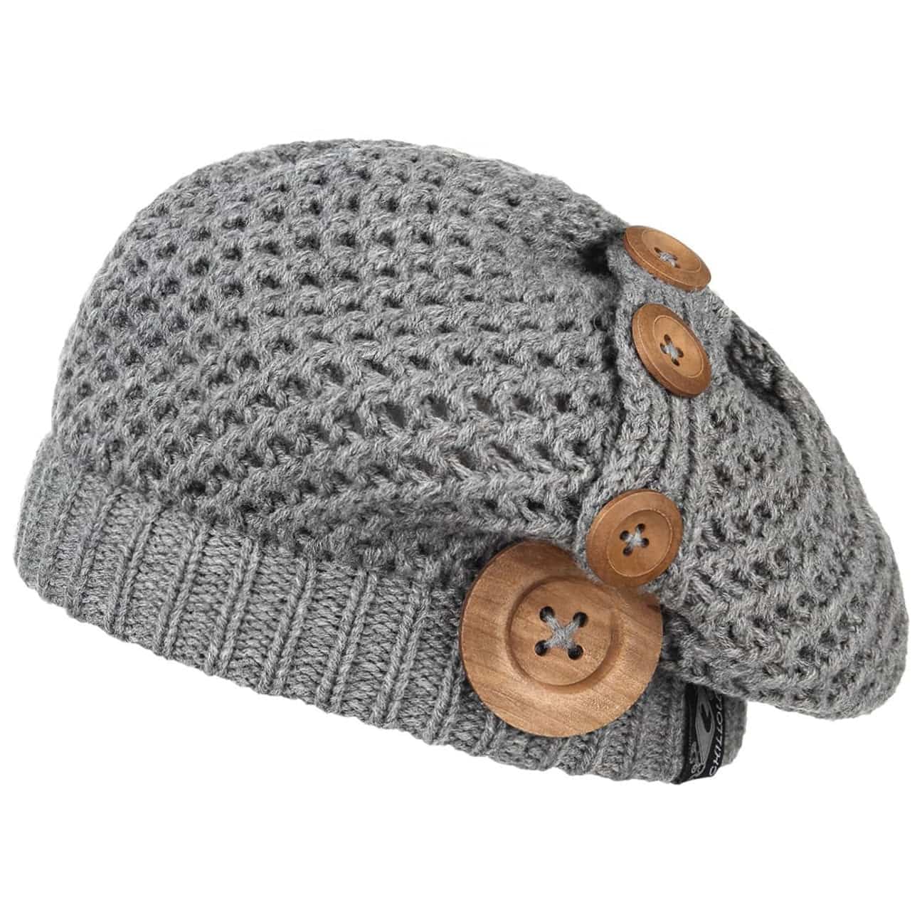 Chillouts Women's Grey Nelly Knit Beret By