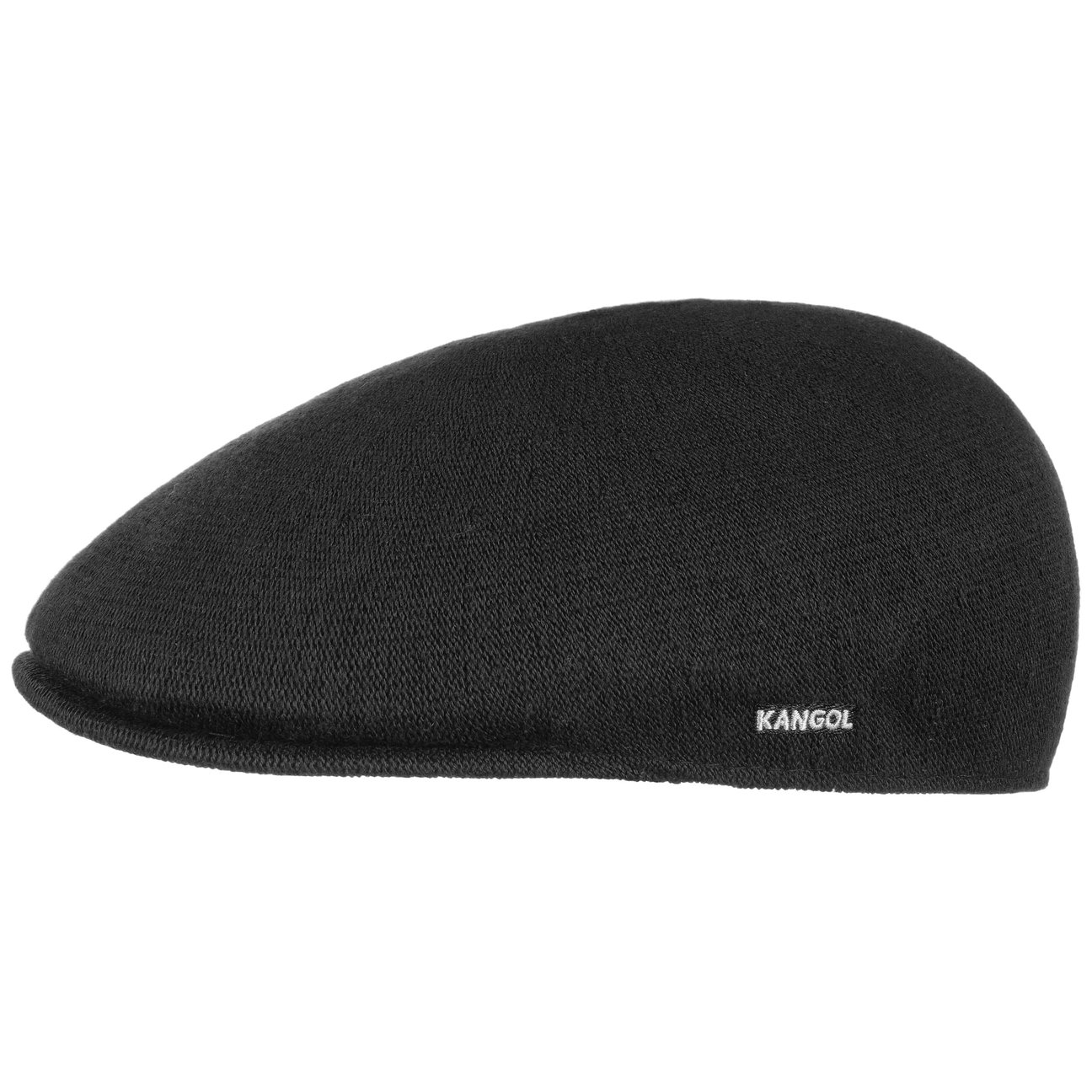 Kangol Men's Black Bamboo Flat Cap 507