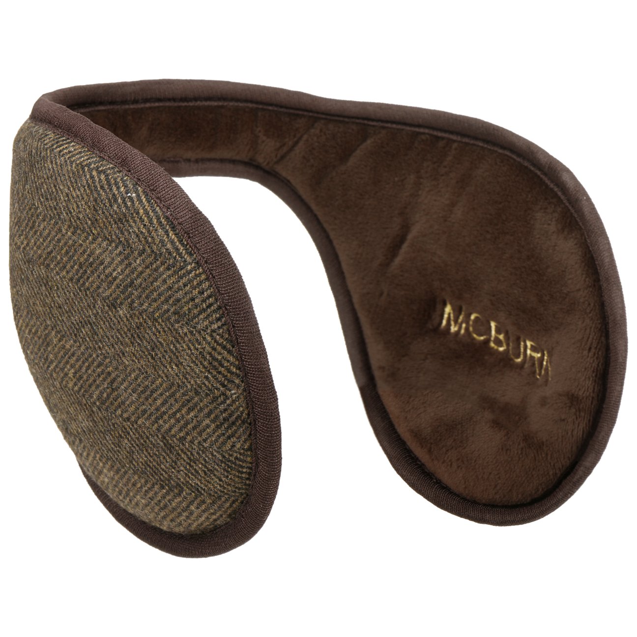 Mcburn Women's Brown Herringbone Earband By