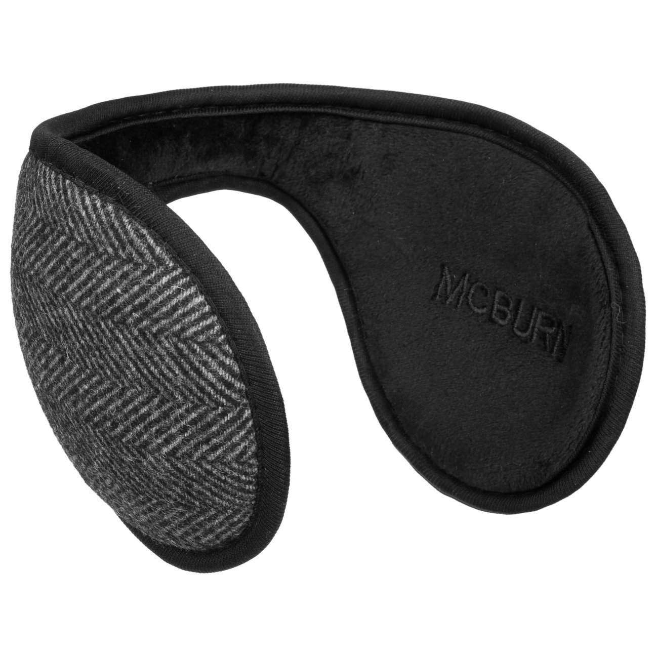 Mcburn Men's Black-White Herringbone Earband By