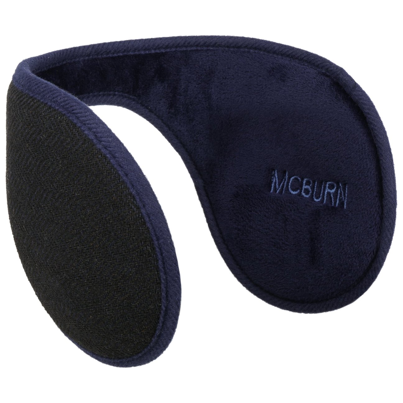 Mcburn Men's Blue Herringbone Earband By