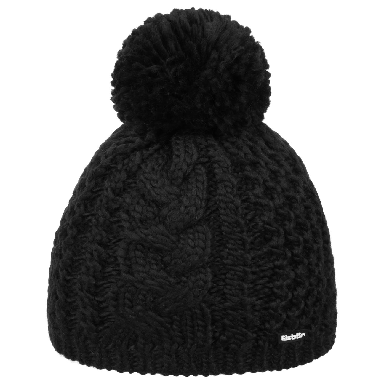 Eisbär Men's Black Antonia Bobble Hat By