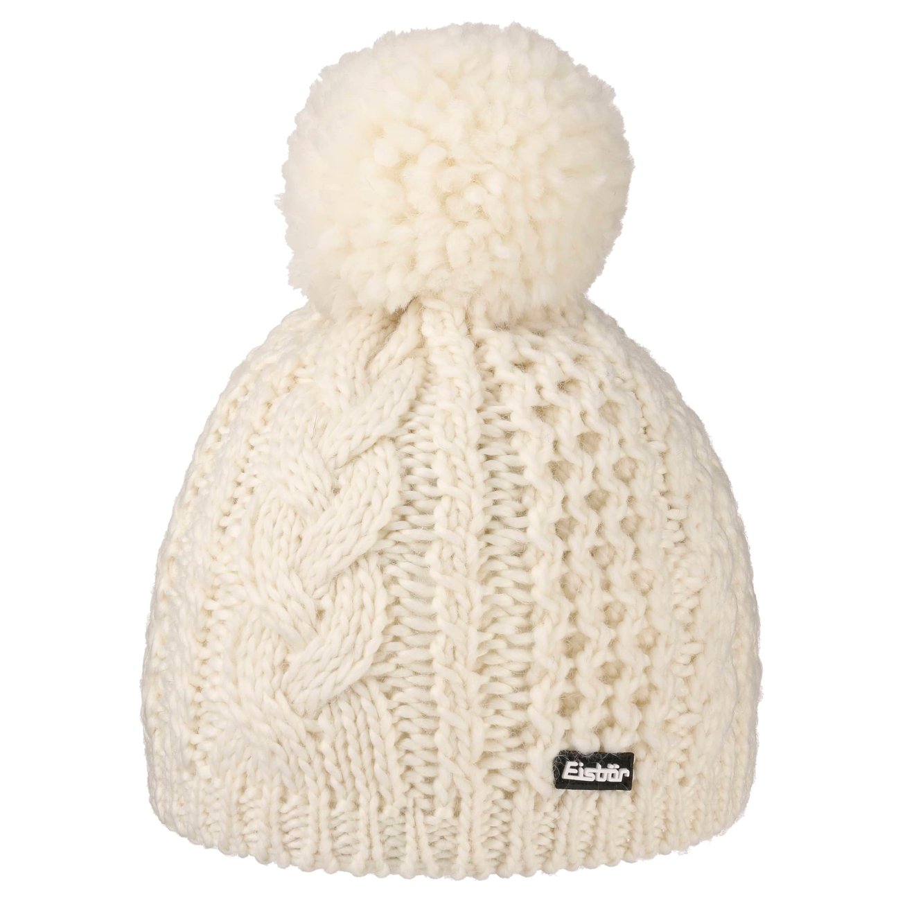 Eisbär Men's White Antonia Bobble Hat By