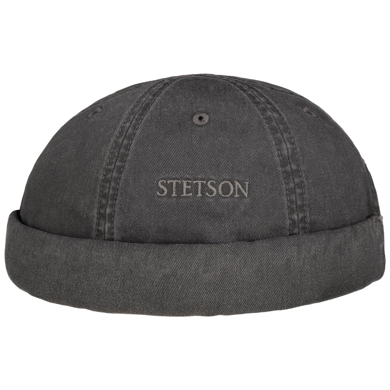 Stetson Unisex Grey Ocala Cotton Docker Cap By