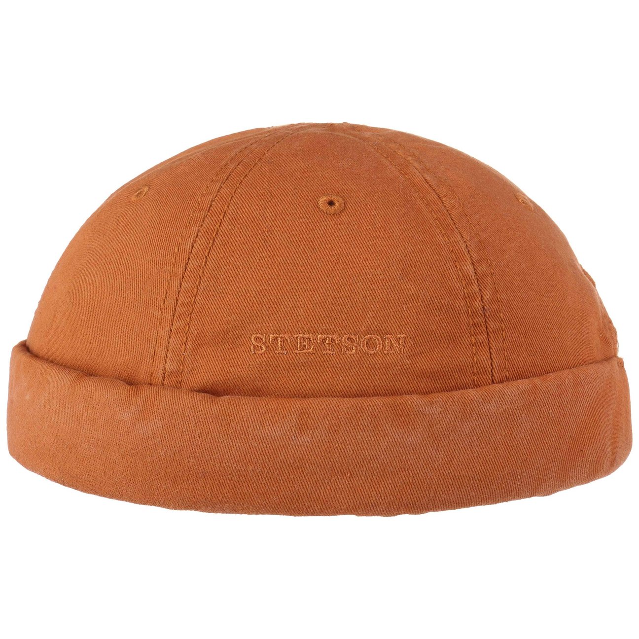 Stetson Unisex Rust Ocala Cotton Docker Cap By