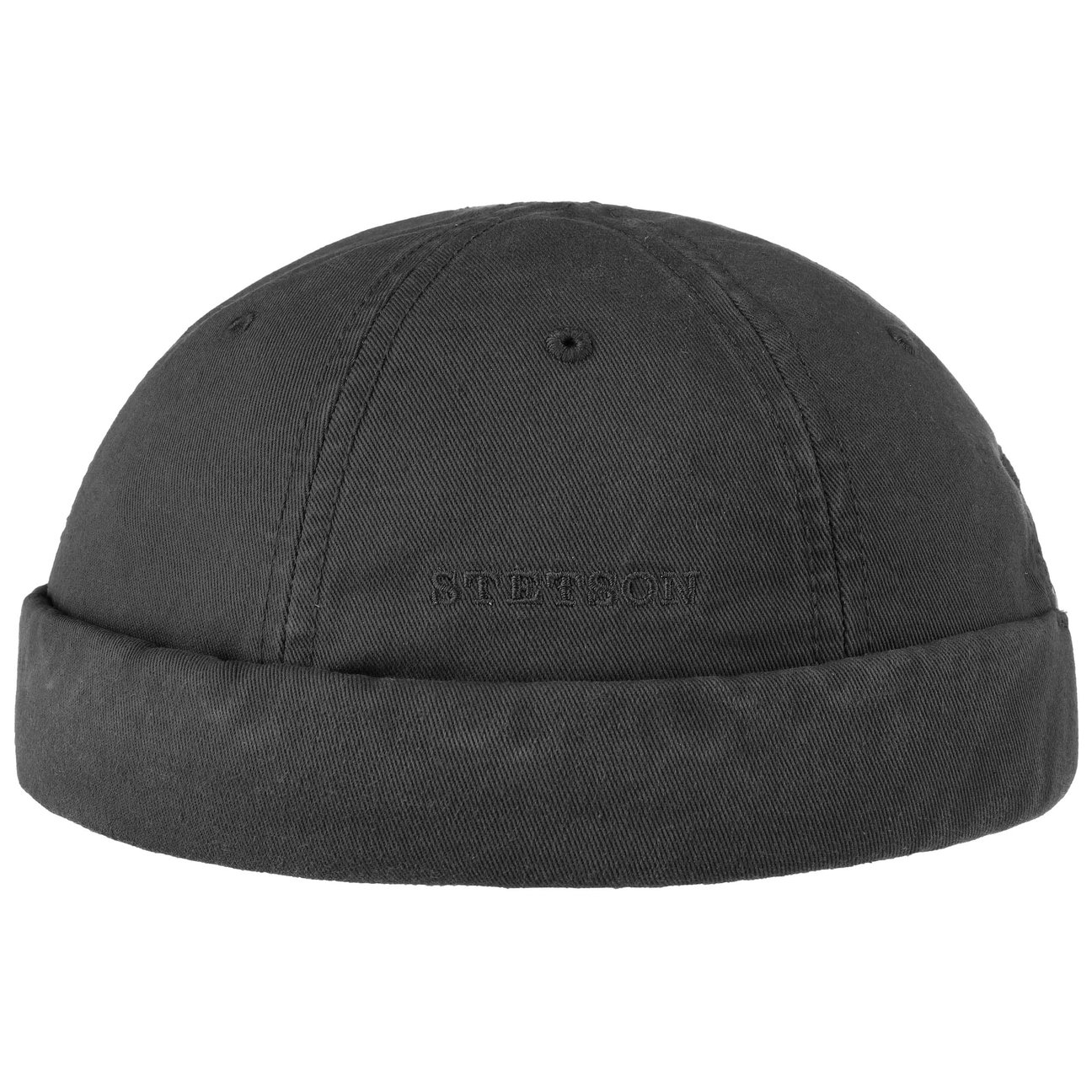 Stetson Unisex Black Ocala Cotton Docker Cap By