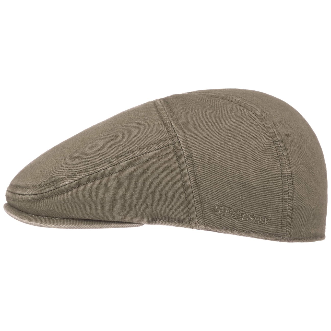 Stetson Unisex Olive Paradise Cotton Flat Cap By