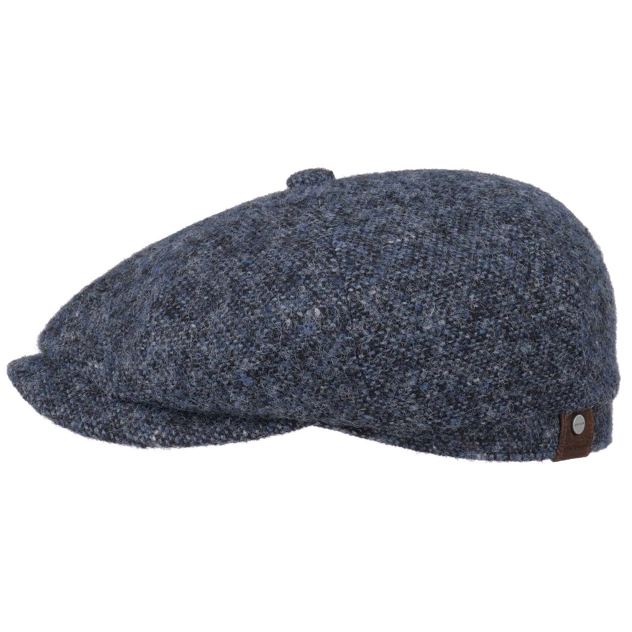 Stetson Women's Navy Hatteras Donegal Tweed Cap By