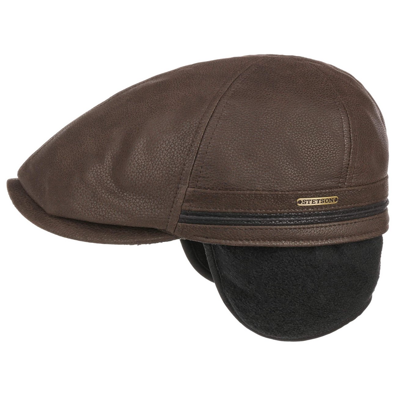 Stetson Dark Brown Redding Earflap Cap By