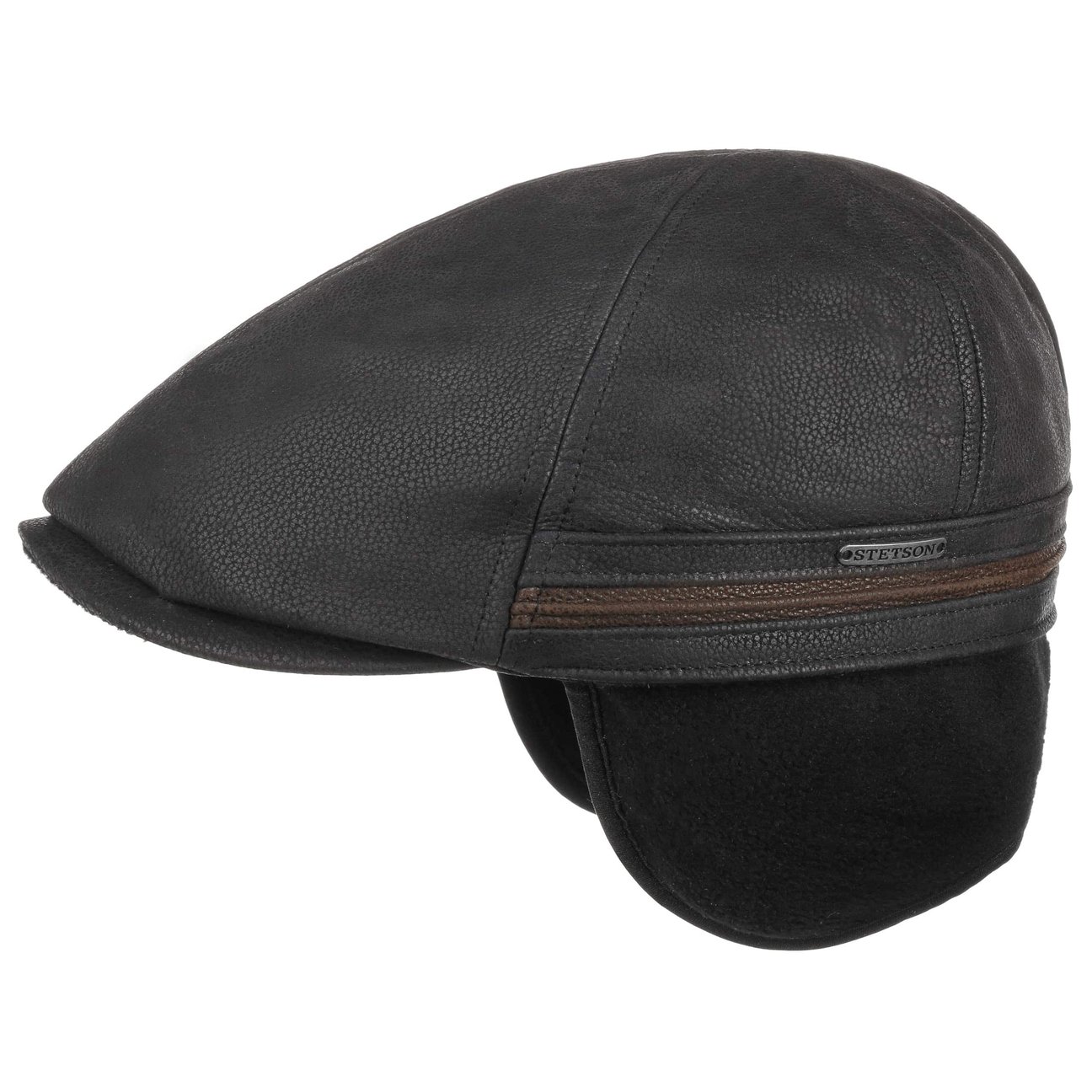 Stetson Black Redding Earflap Cap By