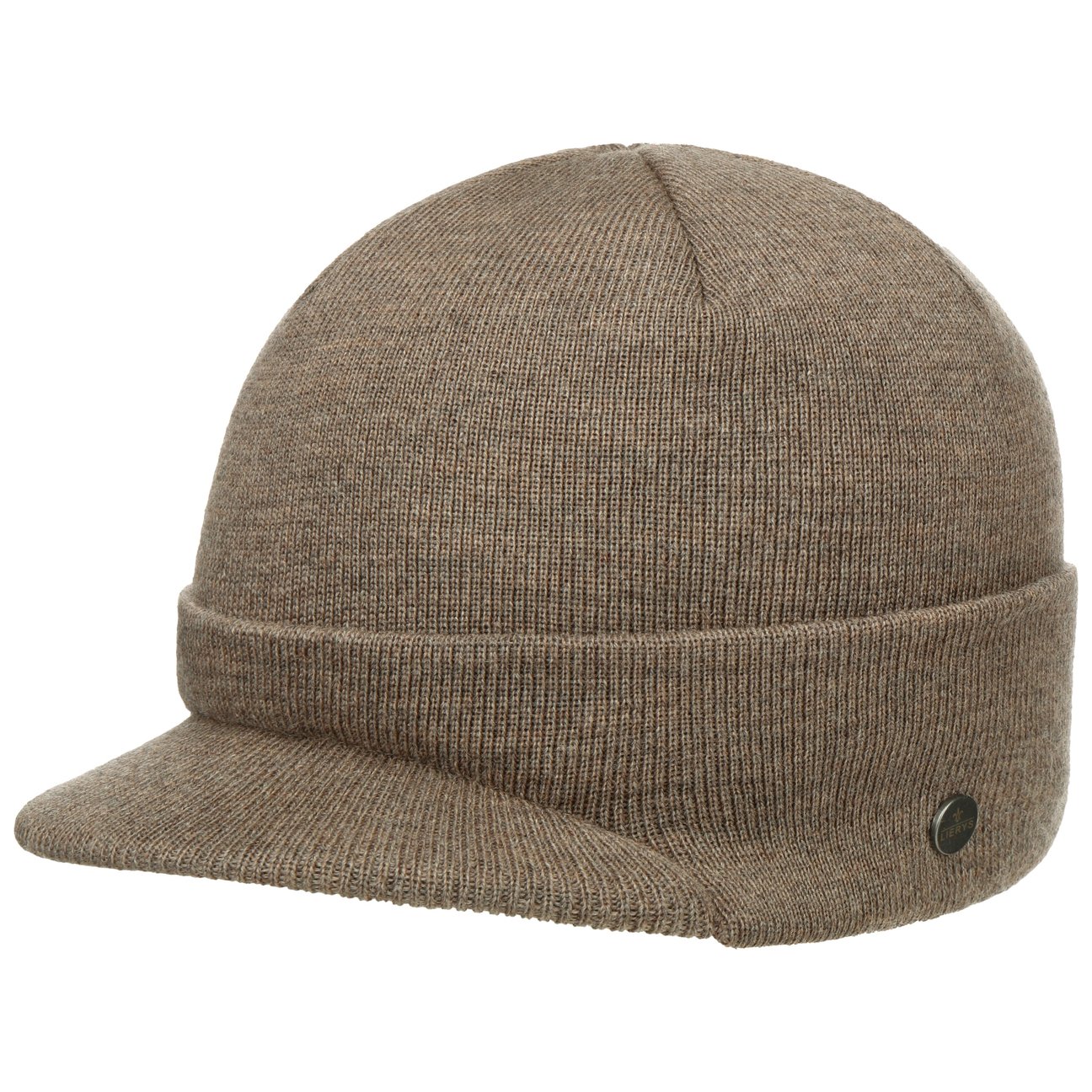 Lierys Women's Brown Fine Merino Knit Cap By