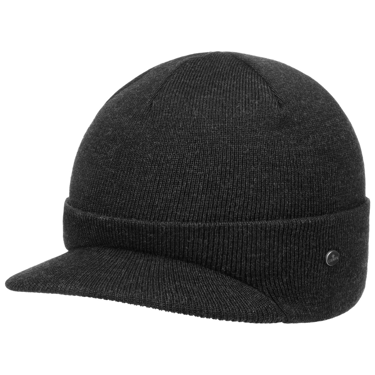 Lierys Women's Anthracite Fine Merino Knit Cap By