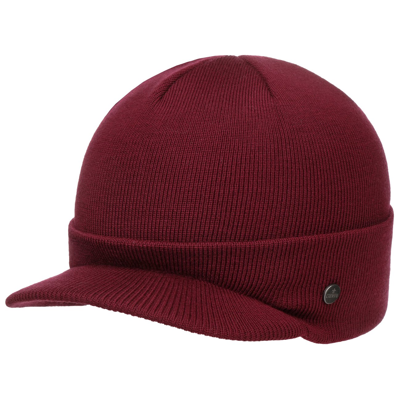Lierys Women's Bordeaux Fine Merino Knit Cap By