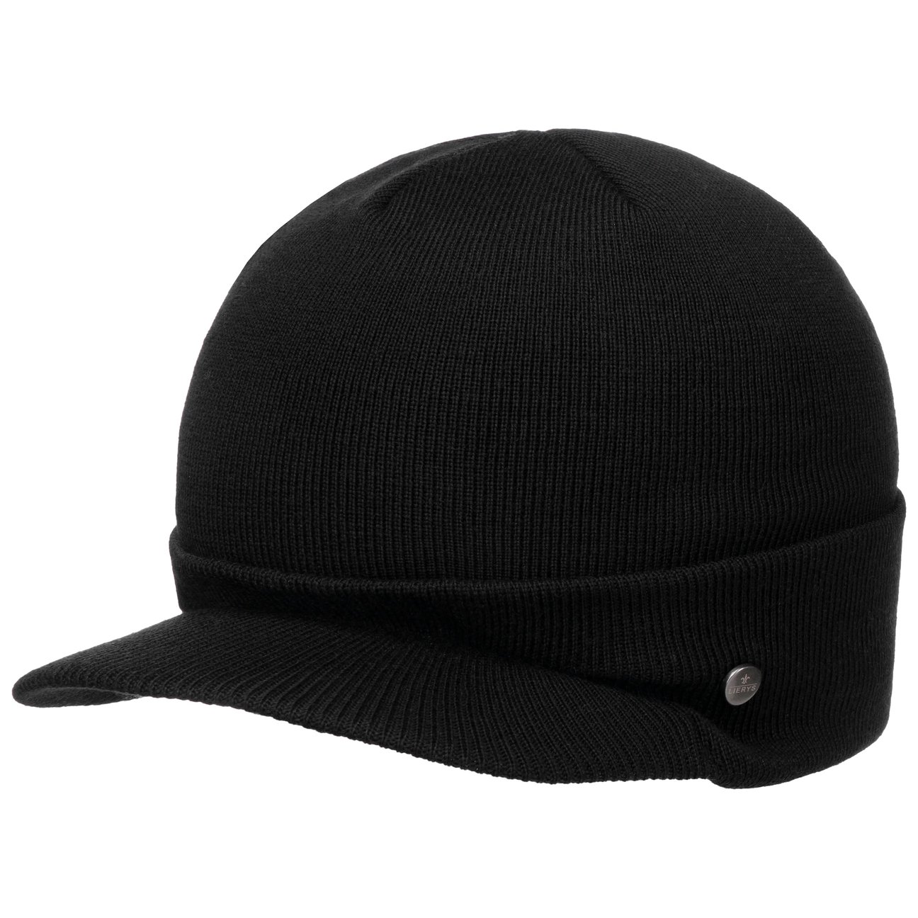 Lierys Women's Black Fine Merino Knit Cap By