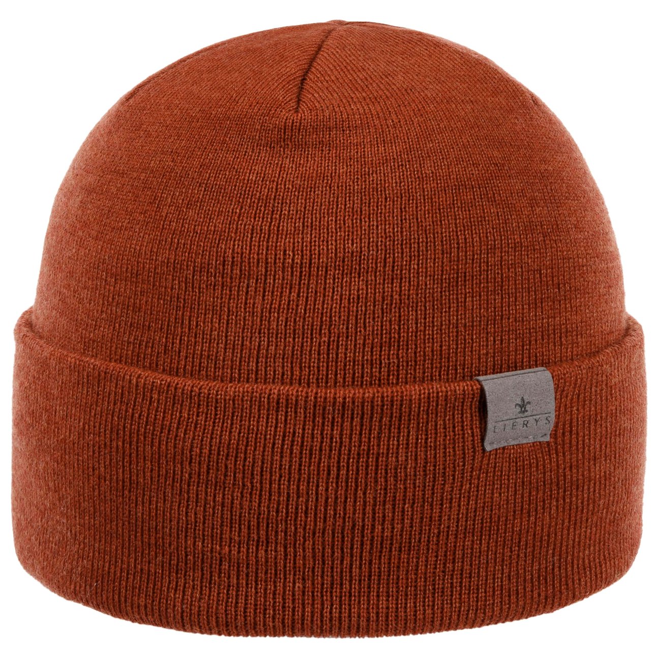 Lierys Women's Rust Fine Merino Knit Hat With Cuff By