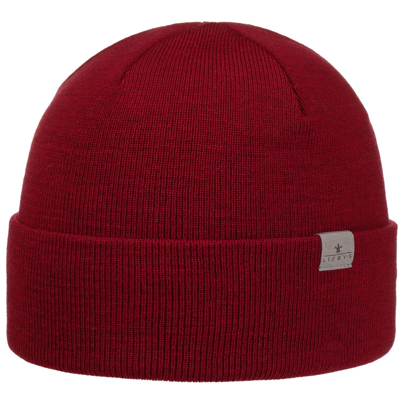 Lierys Women's Bordeaux Fine Merino Knit Hat With Cuff By