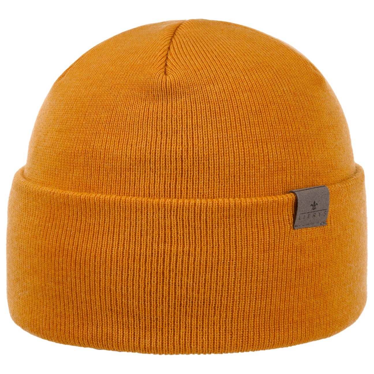 Lierys Women's Mustard Fine Merino Knit Hat With Cuff By