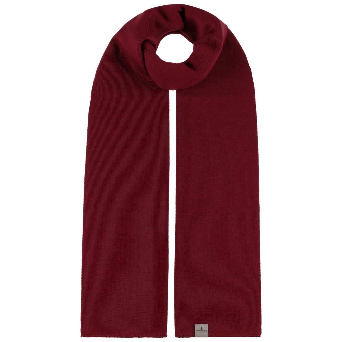 Lierys Women's Bordeaux Fine Merino Knit Scarf By