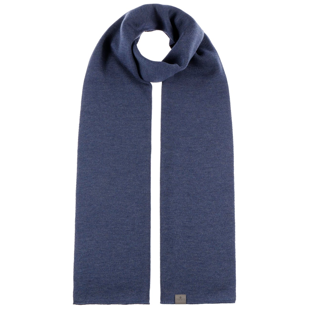 Lierys Women's Denim Fine Merino Knit Scarf By