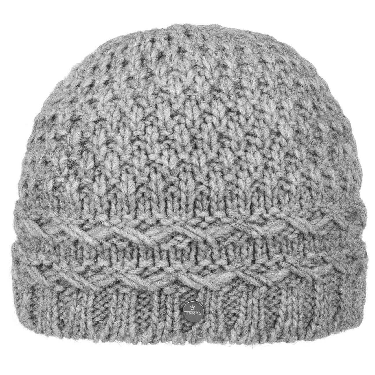 Lierys Women's Grey Pinea Beanie Hat By