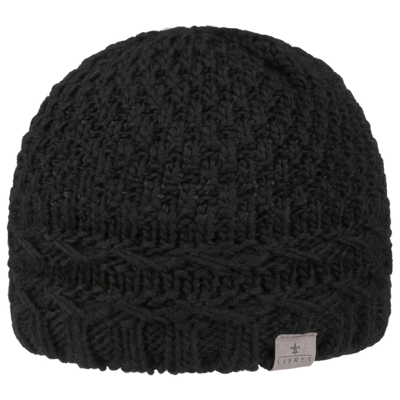 Lierys Women's Black Pinea Beanie Hat By