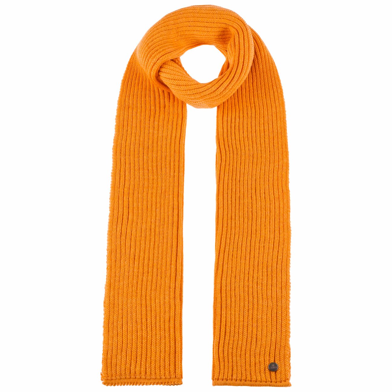 Lierys Women's Mustard Merino Rib Scarf By