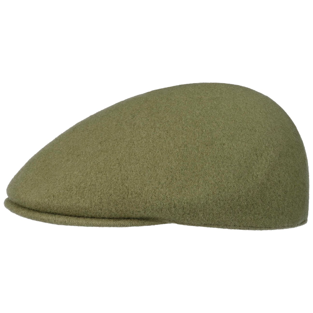 Kangol Men's Darkolive Seamless Wool Gatsby 507 Flat Cap By
