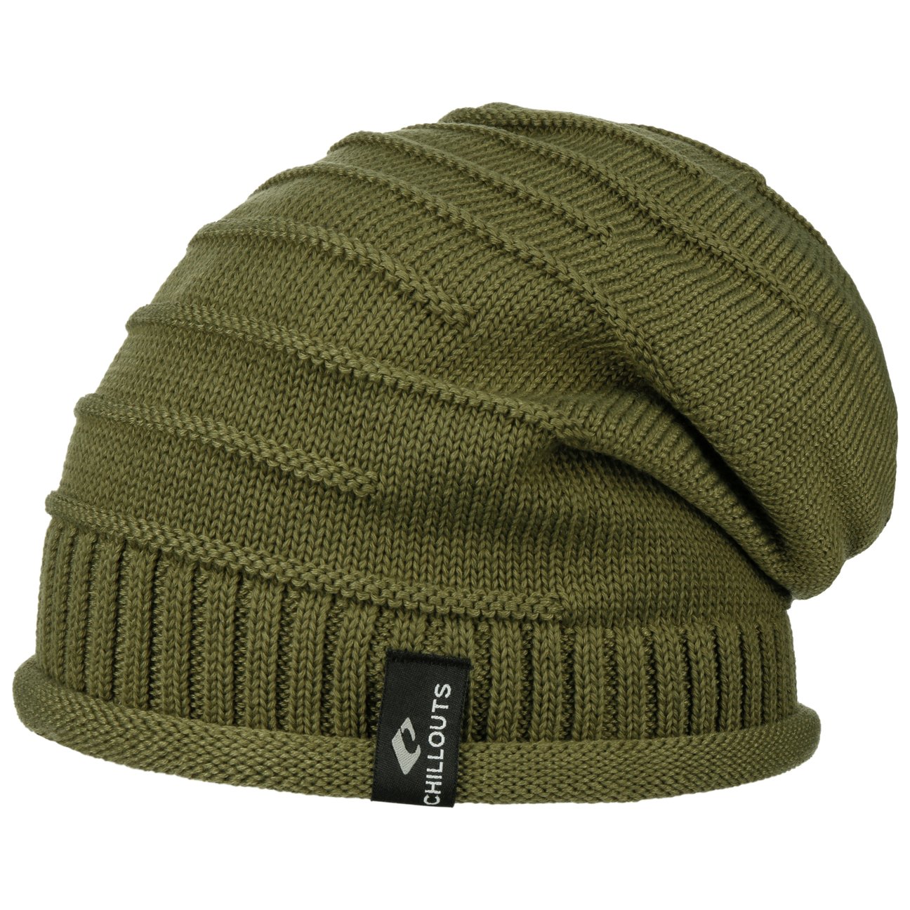 Chillouts Men's Olive Erik Oversize Beanie By