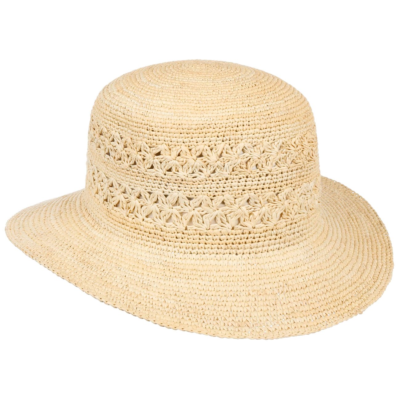 Mayser Women's Nature Moriah Crochet Cloche Panama Hat By