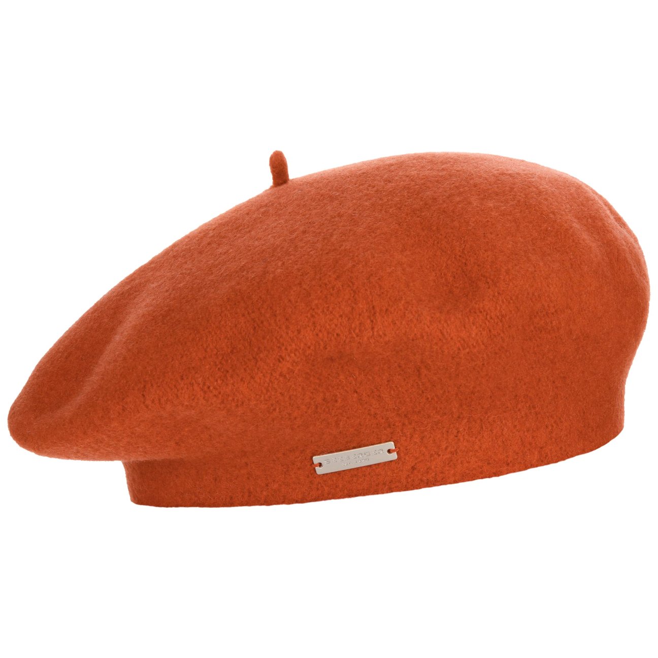 Seeberger Women's Rust Virgin Wool Beret For By