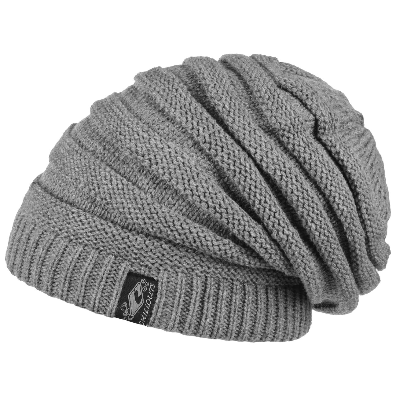 Chillouts Men's Grey Brian Oversize Beanie By