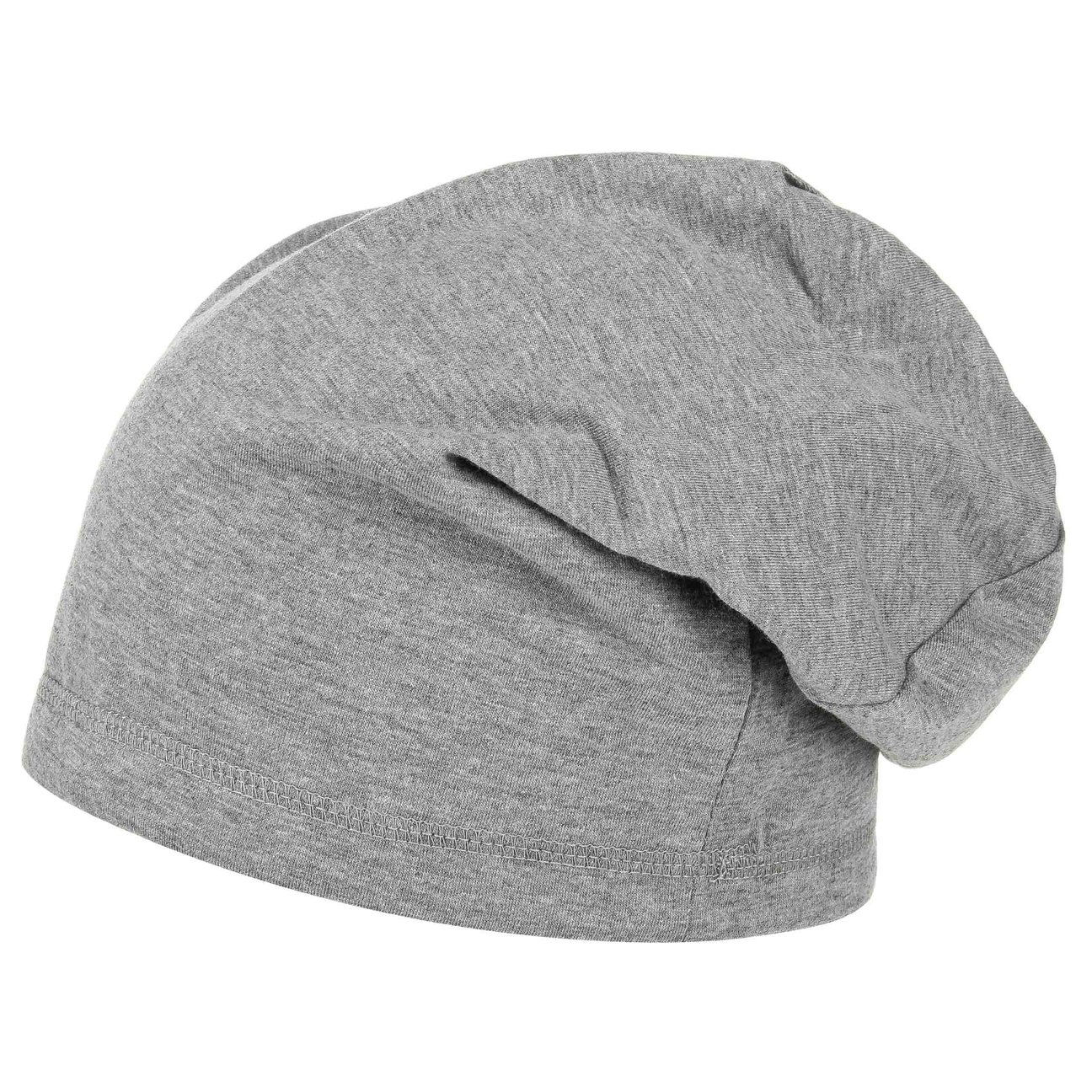 Lipodo Women's Grey Boston Oversize Jersey Beanie By