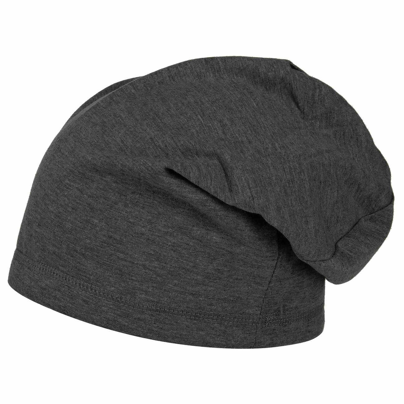Lipodo Women's Anthracite Boston Oversize Jersey Beanie By